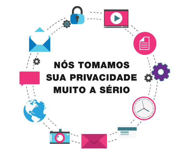 Nós levamos sua privacidade muito a sério